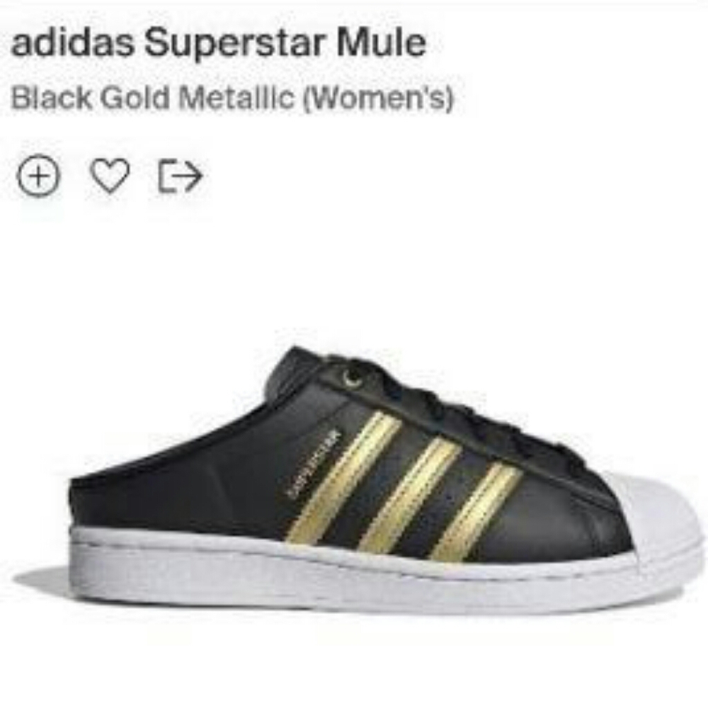 Adidas Superstar Mule Women's SIze 9